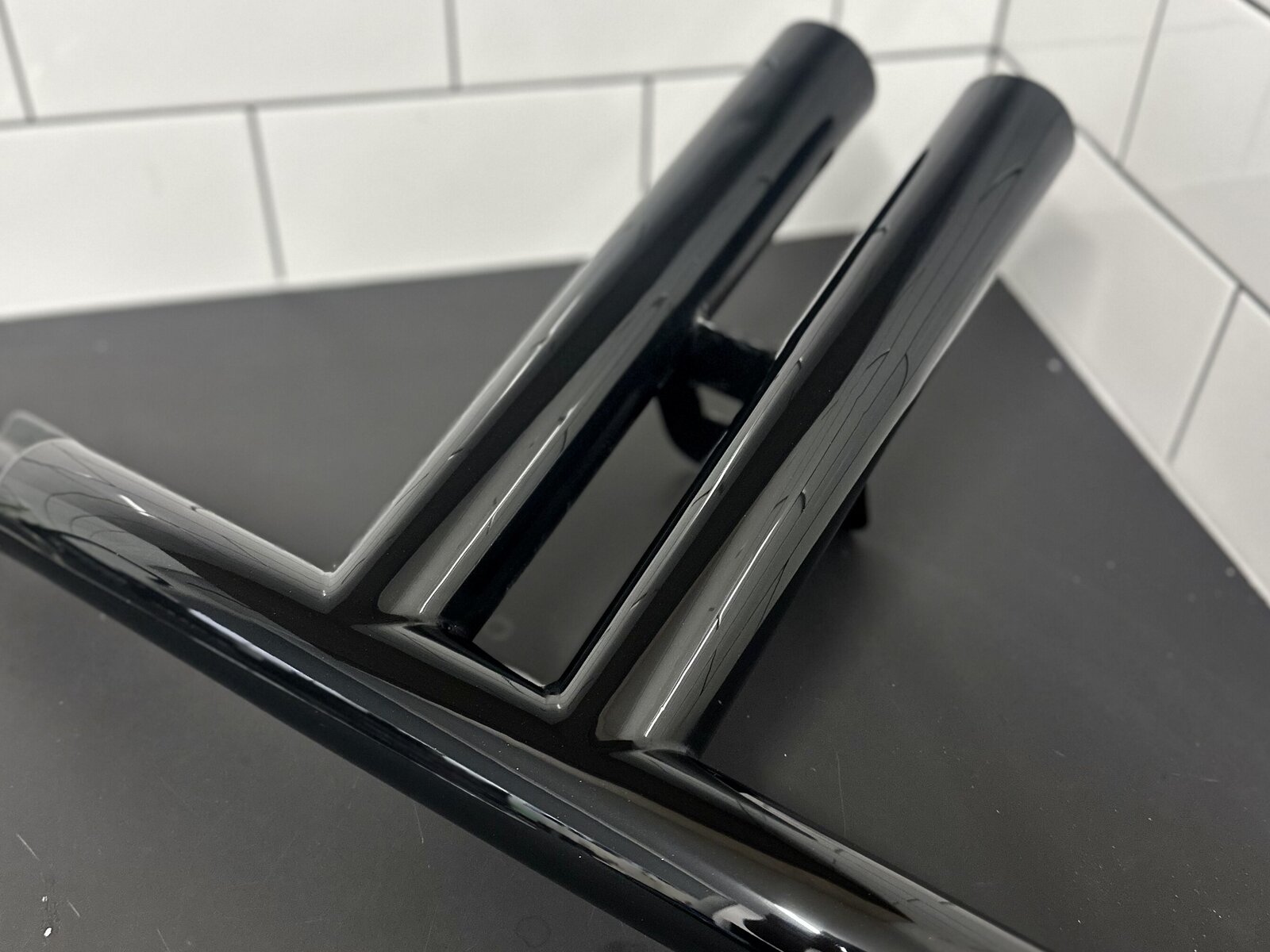 Powder-coated finish